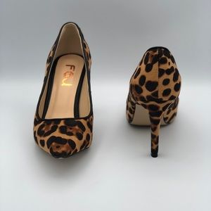Leopard print heels